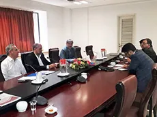 جلسه مشترک دفتر مدیریت بحران و پدافند غیرعامل وزارت نیرو و موسسه